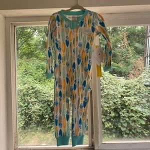 Burt's Bees Baby Baby Boy's Surfboard Pajama Jumpsuit - 12M